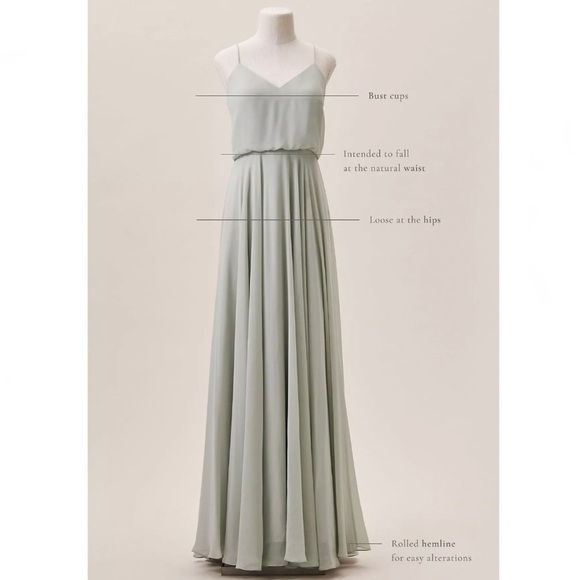 BHLDN Jenny Yoo Inesse Dress in Whipped Apricot - Picture 7 of 16